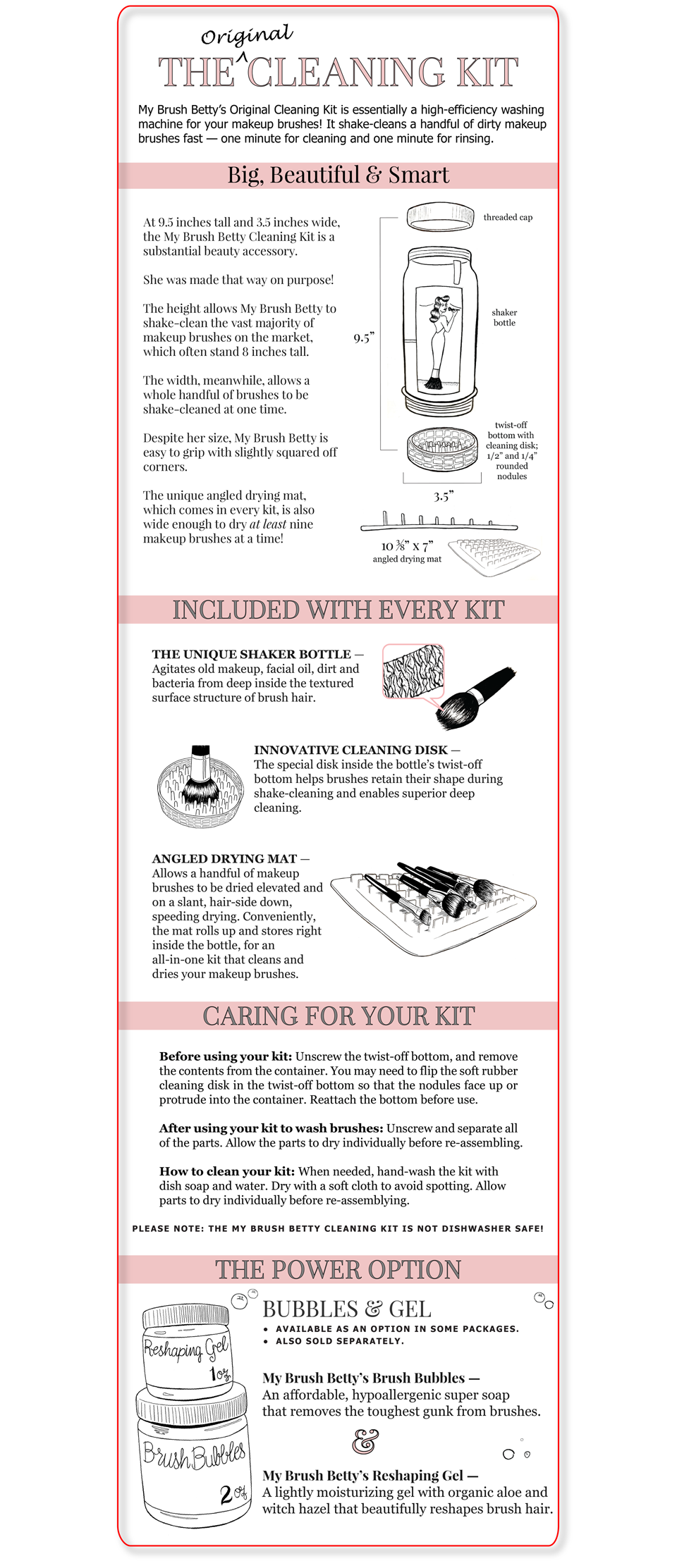 Details About My Brush Bettyt's Makeup Brush Cleaning Kit