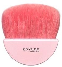 Koyudo H Series H013 Fan Shape Brush w Baby Goat - makeup brush blog