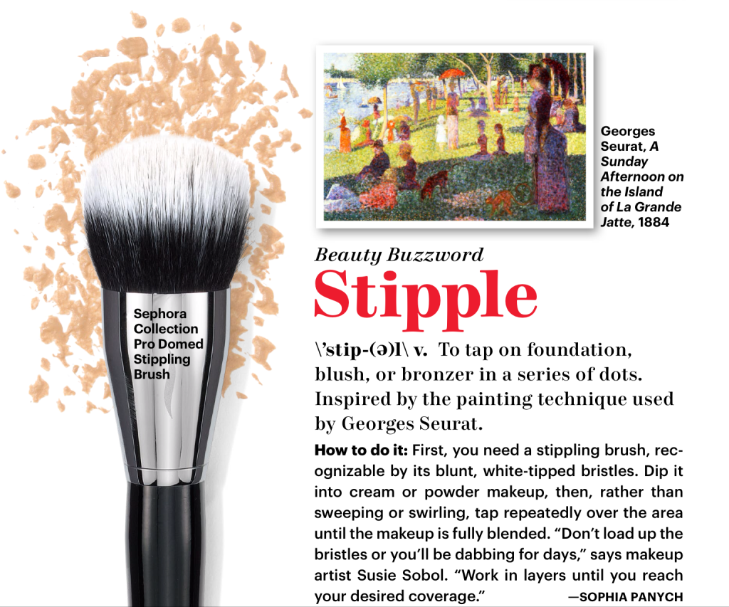 Stipple Brush - Allure March 2014